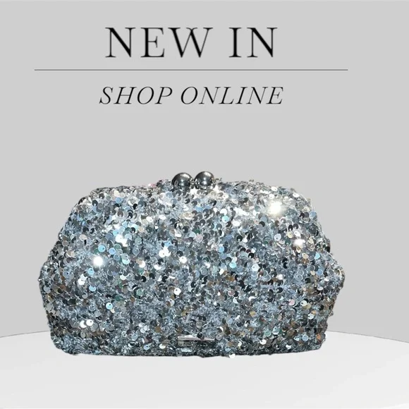 kate spade Silver Sequin Clutch - Picture 10 of 11